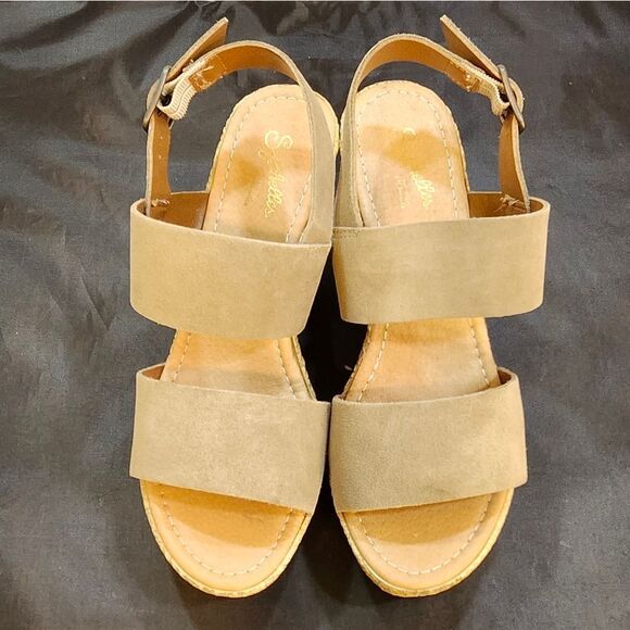 BRAND NEW SEYCHELLES ESPADRILLE DOUBLE STRAP WEDGE PLATFORM SANDAL - Picture 2 of 16